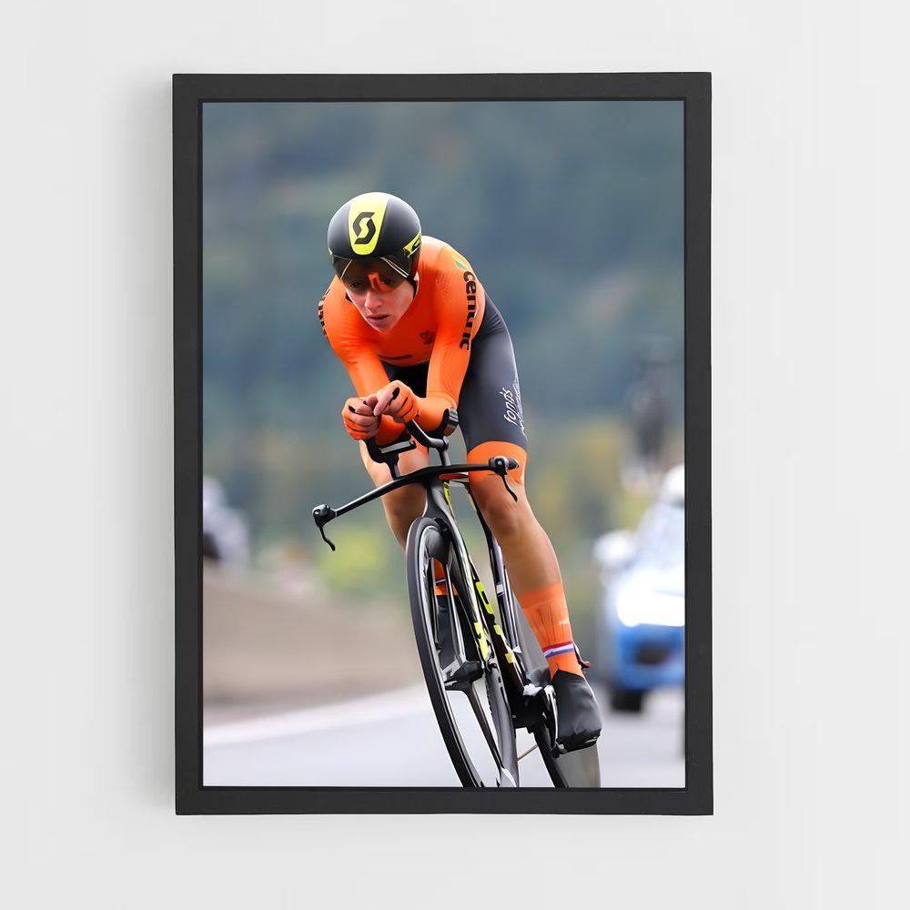 Poster La Piste Énergique – affiche Cyclisme (vue 2)